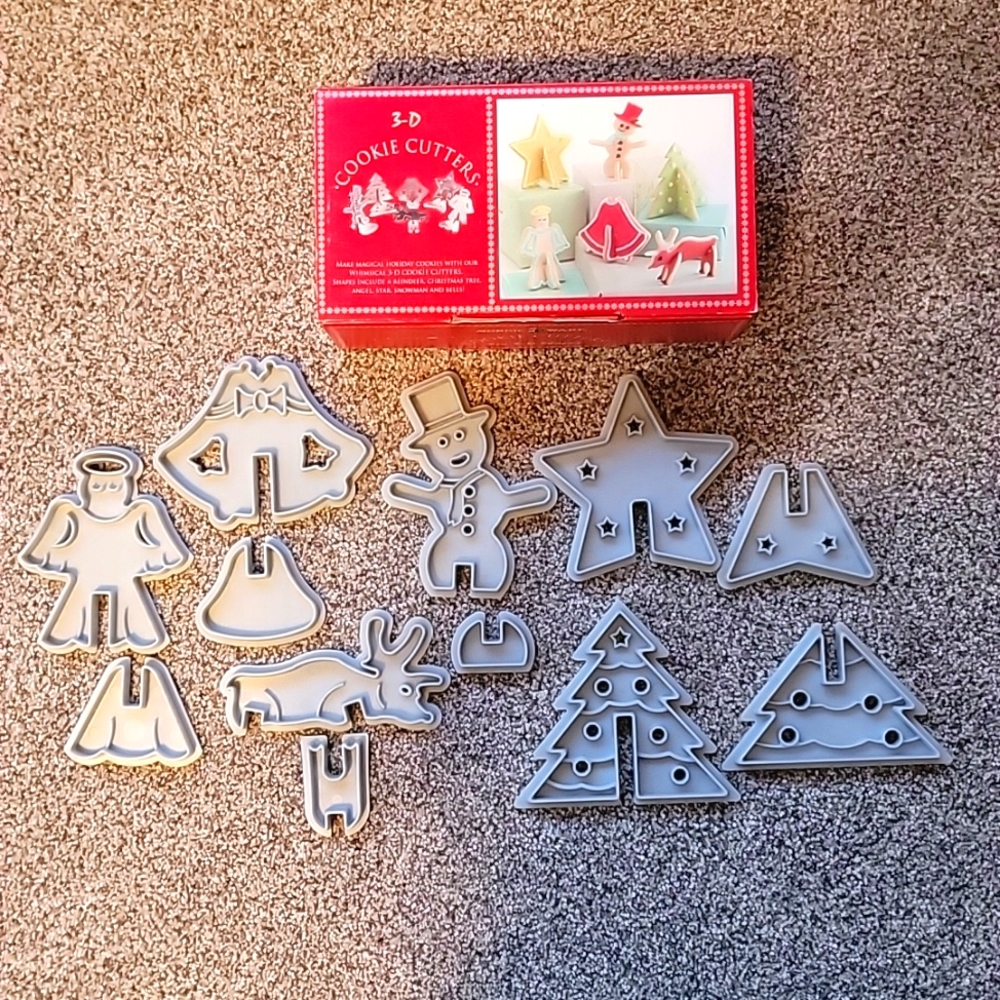 3 D cookie cutters